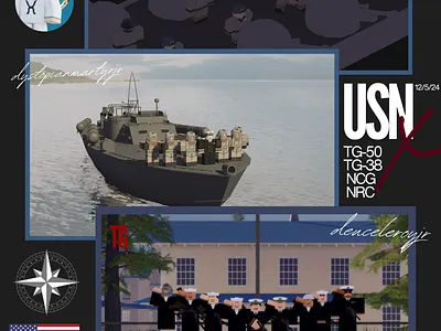 USM 1940s - United States Navy Poster canva design graphic design