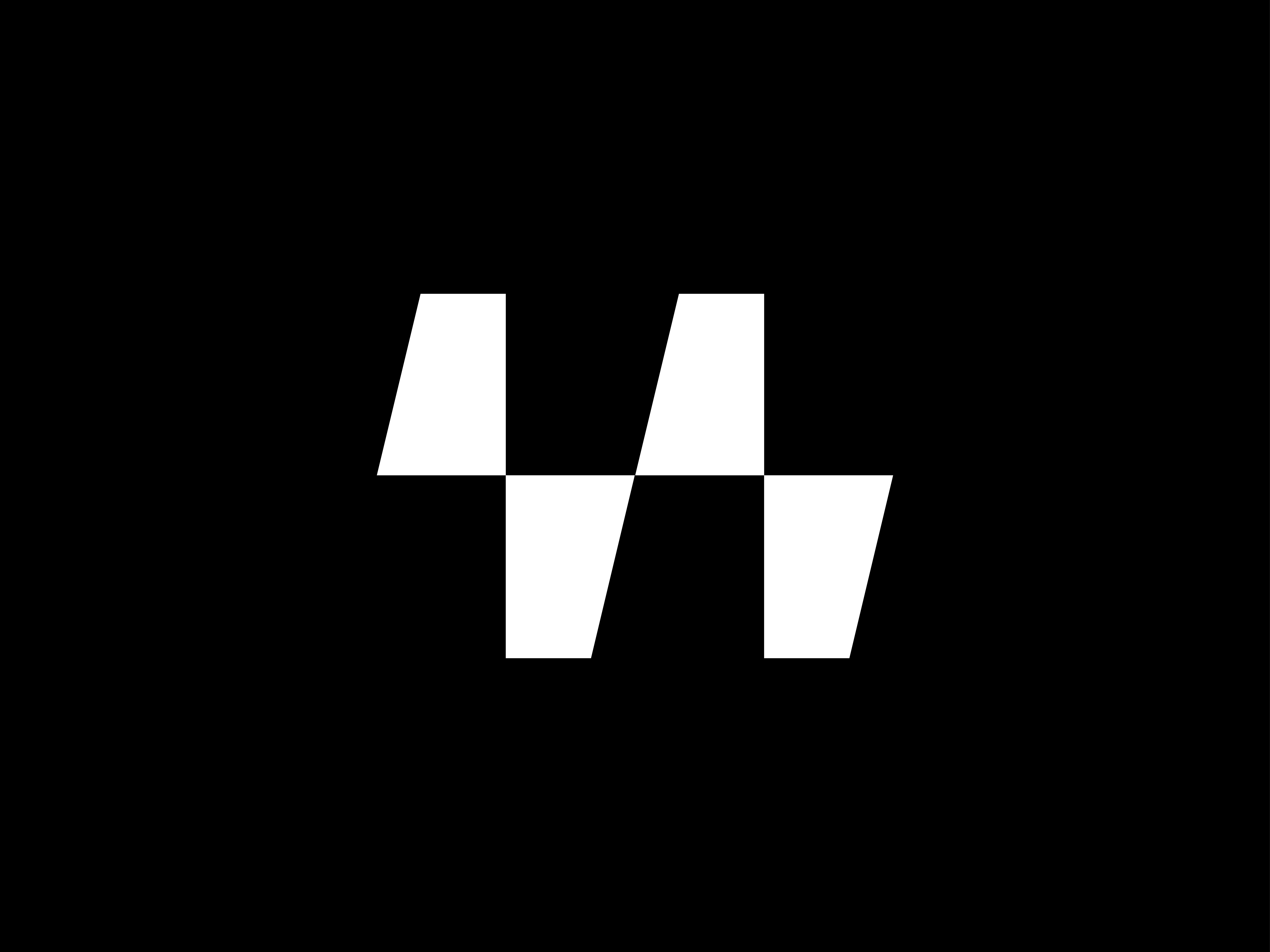 Example of Unused Letter H Logo Design | Modern Minimal H Monogram