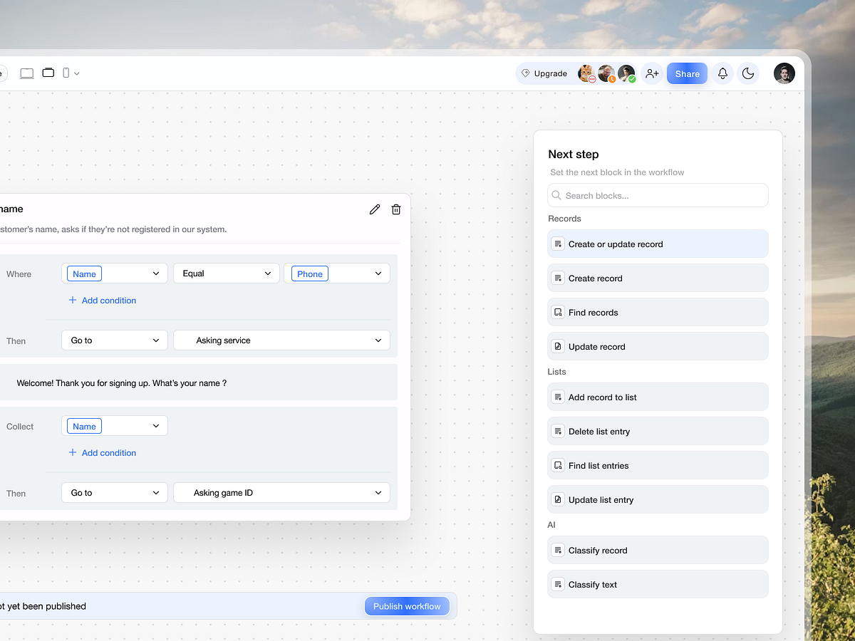 ⚡ Logic Editor: No-Code Workflow Image 0