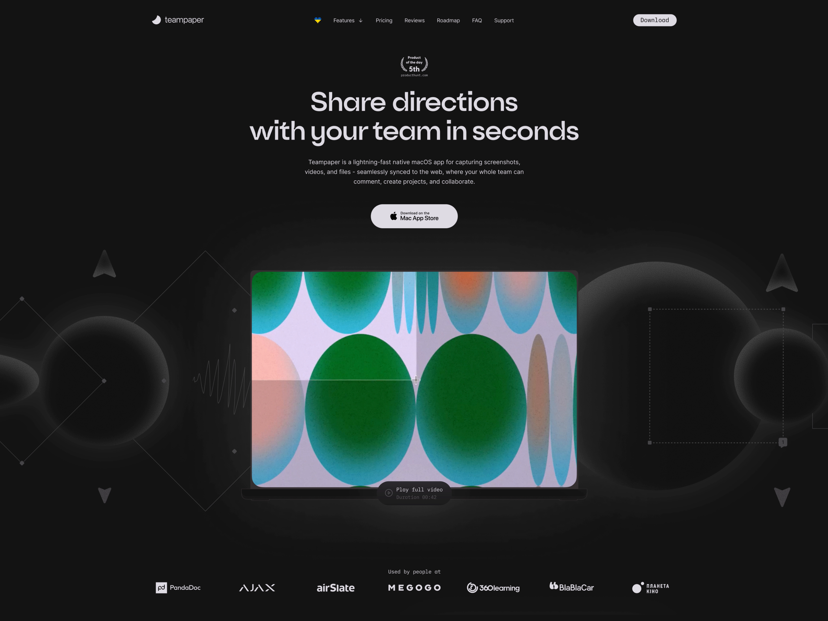 Example of Preparing a website update for teampaper