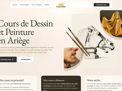 Cours Fébus branding design graphic design impression logo ui ux website