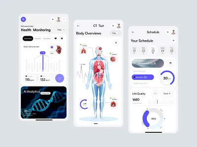 Medical Dashboard Apps Design -Lab Test Overview apps design apps screen design clinic apps clinic data analytics data analytics doctor apps doctor apps screen doctor report hospital apps design hospital data app hospital management medical dashboard medical report product design ui ux