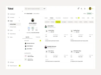 AI Dashboard - Mortgage Leads agent ai ai dashboard ai product dashboard dashboard design dashboard ui deals leads manage leads mortgage dashboard product design property dashboard sales ai agent startups ui user experience web app web apps