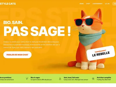 Wild Style Cats branding design graphic design logo ui ux website