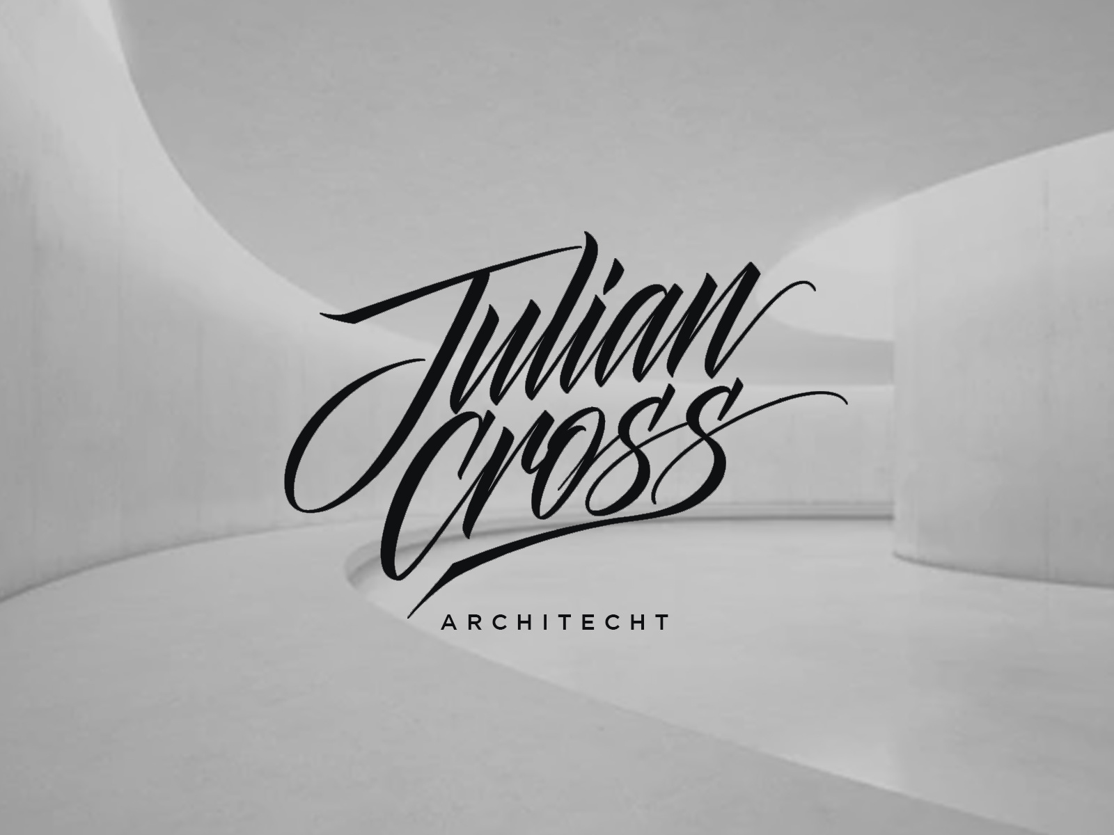 Example of Elegant Custom Calligraphy Logo Design