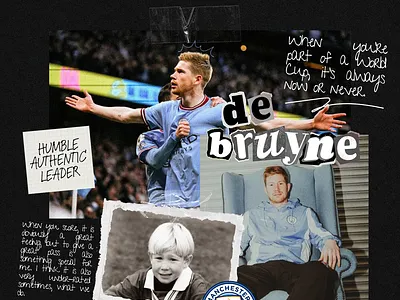 Manchester City - Kevin De Bruyne Poster canva design graphic design