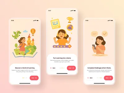 Onboarding - BrainBloom app clean design drumncode illustration mobile mobile app responsive ui web development