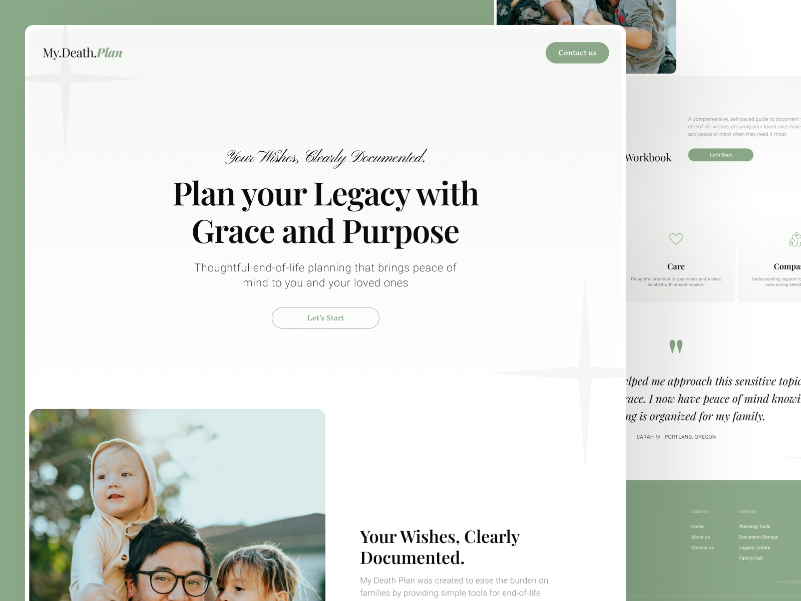 My Death Plan — Website UI/UX Design adobe agency animation branding creative creative design design agency figma framer illustration imzul minimal motion graphics ui ui ux ui ux design ux webapp webdesign webflow