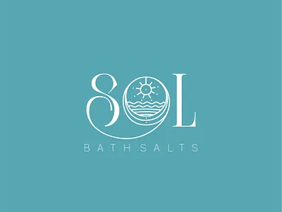 Sol bath salts brand brandidentity branding font identity logo logotype