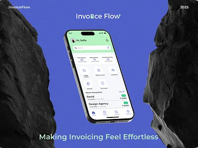 Invoice Flow (Invoice management app) invoice management mobile app ui