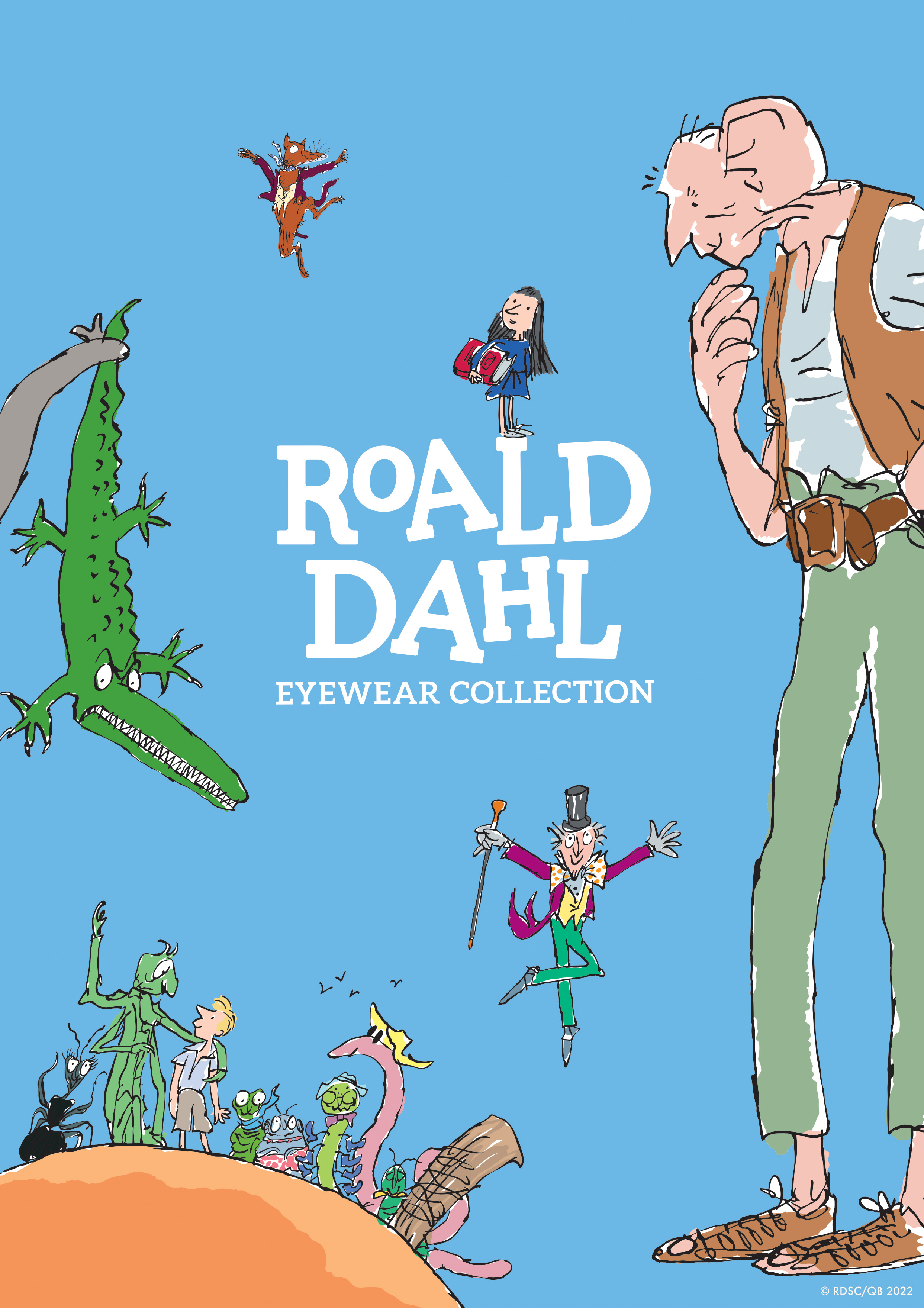 ROALD DAHL Eyewear Collection children eyewear design eyewear design product design roald dahl