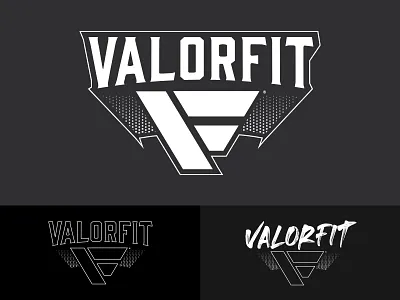 ValorFit Badge Designs fit fitness gym iowa training valor valorfit weight lifting weights workout