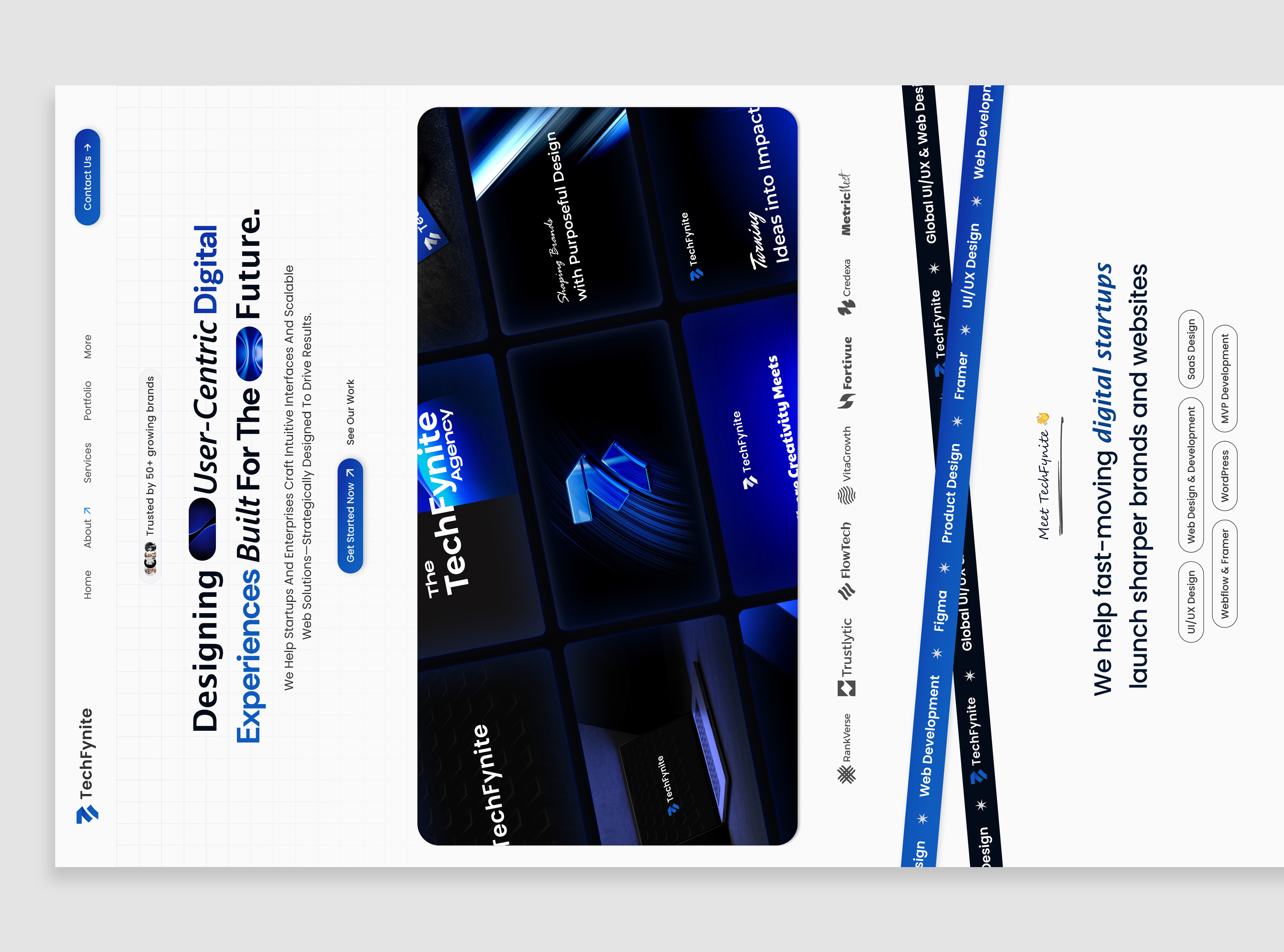 TechFynite — Agency Website Design by Al Arafat Mahi on Dribbble