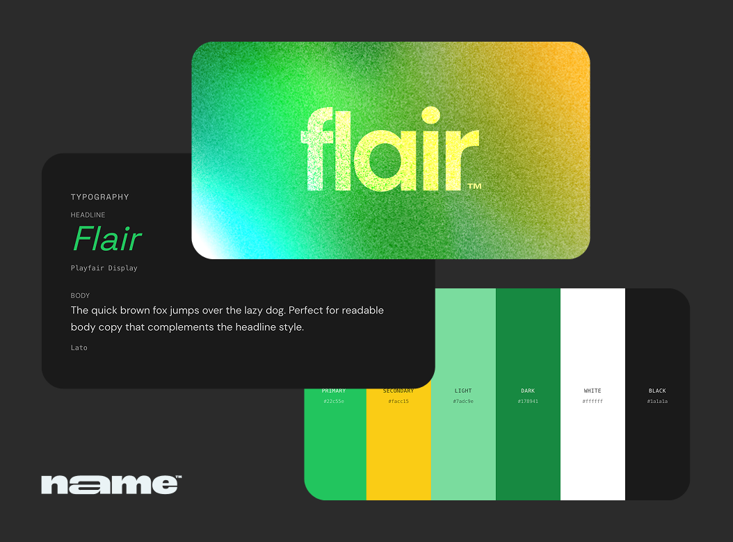 Example of Logo & Brand Sprint ⚡️