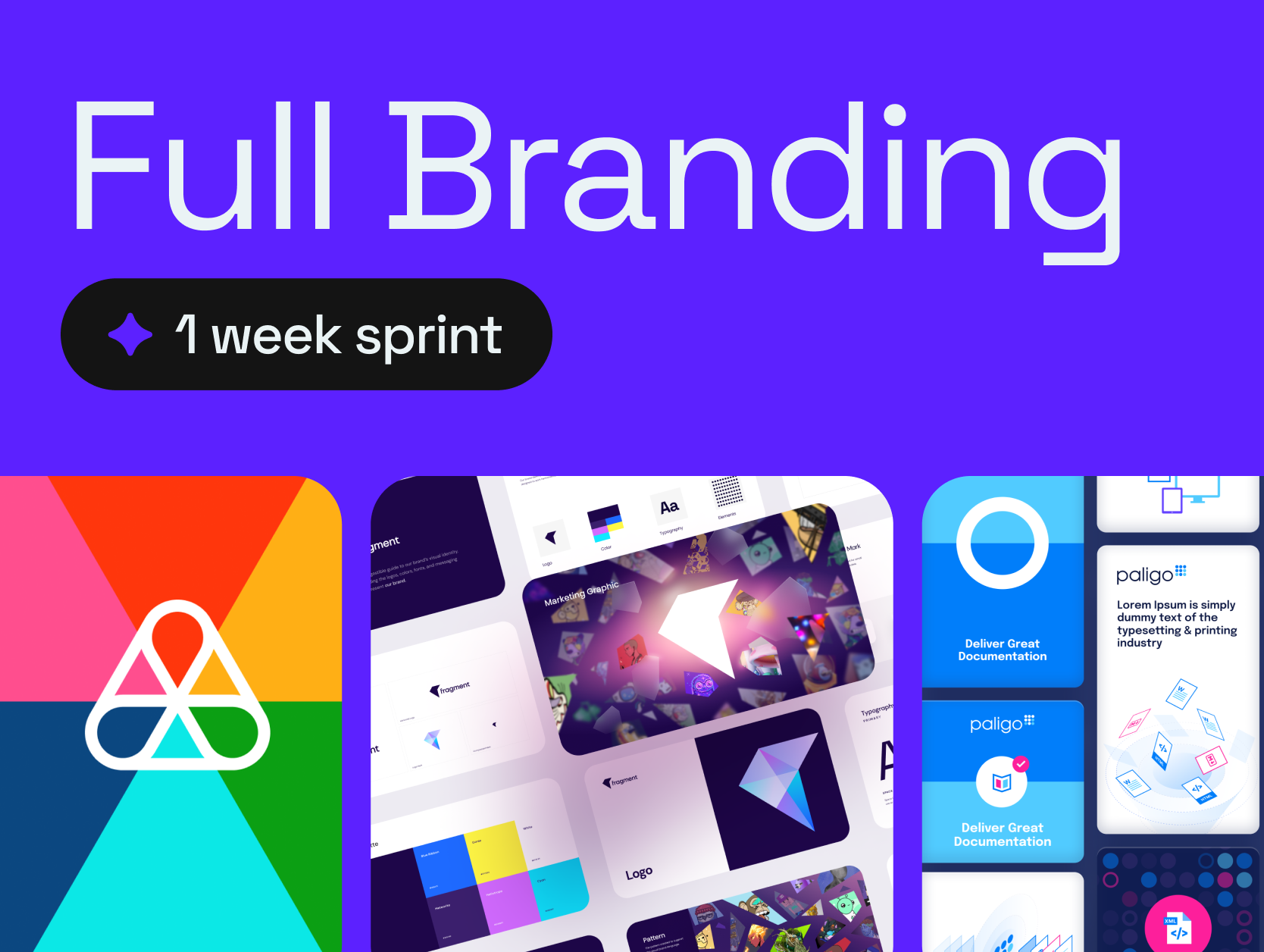 Example of Logo & Brand Sprint ⚡️