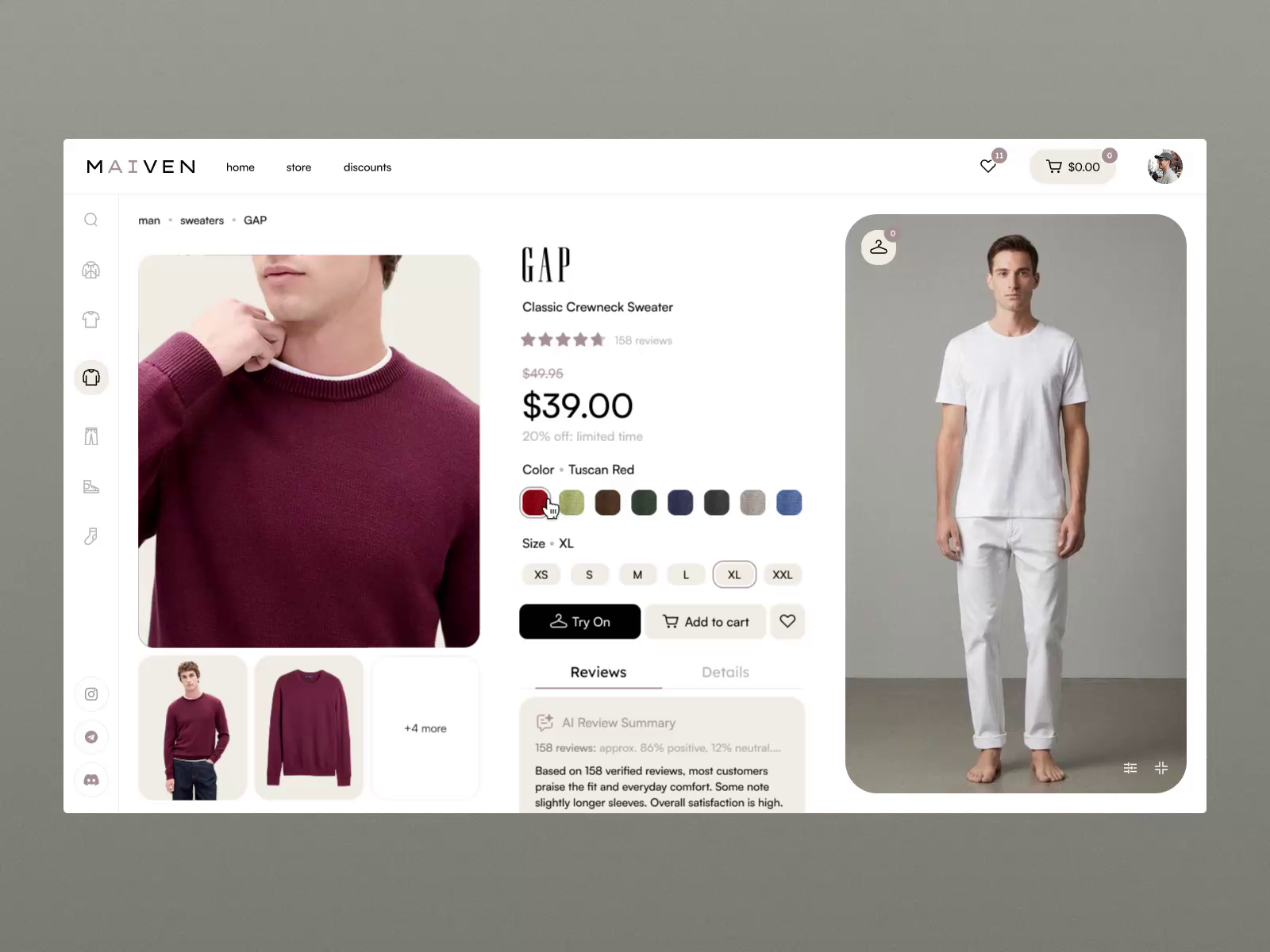 Example of AI-Powered Virtual Try-On for Multi-Brand E-Commerce