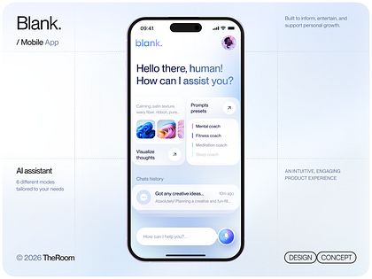 Blank AI. Chat GPT-powered AI assistant