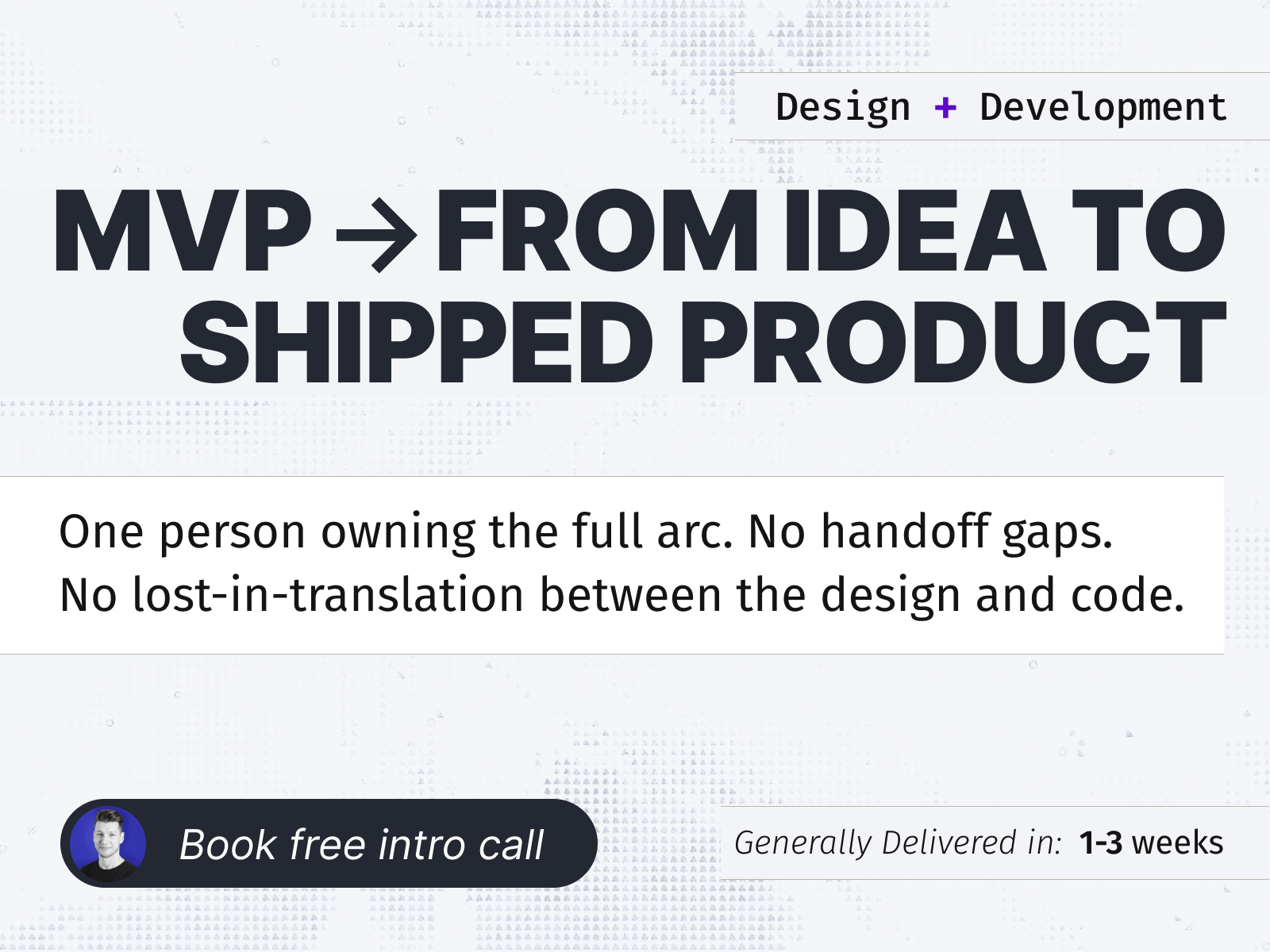 Example of Product Design + Development