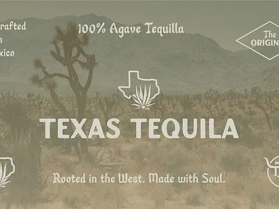 TEXAS TEQUILLA branding graphic design logo package design