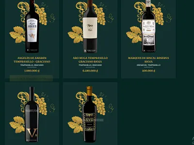 Cửa hàng rượu vang Tây Ban Nha branding