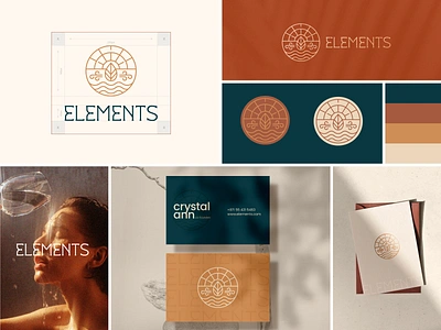 elements© abstract branding business color cosmetics creative feminine grid logo logodesigner logomaker logomeaning logopresentation mackup mark orgenic spa startup symbol wellness