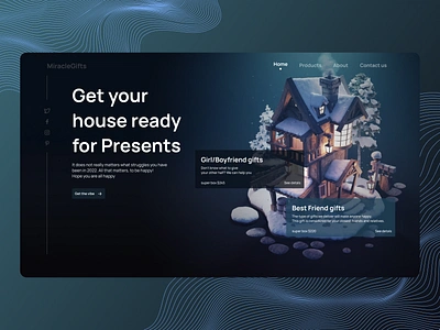 MiracleGifts app branding design figma gift giftshop illustration inspiration market mockup shop ui ux
