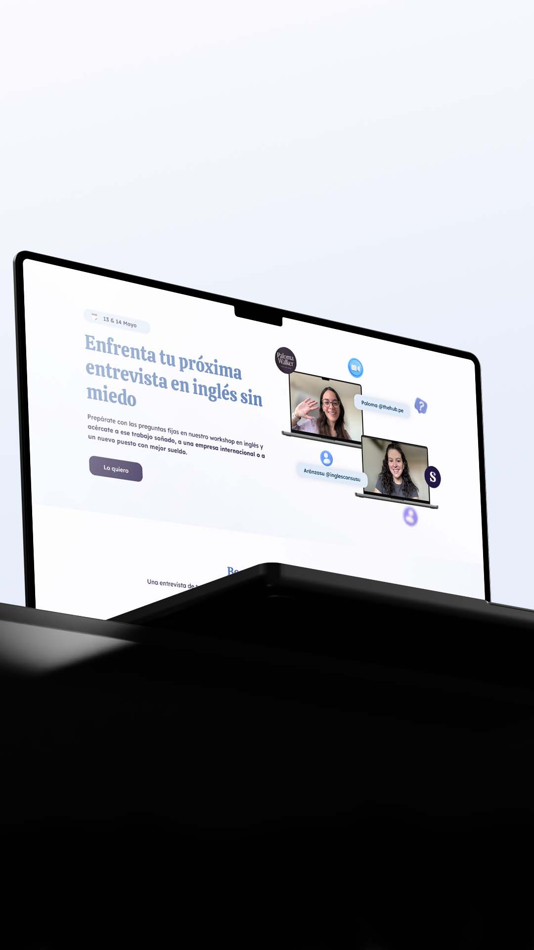 Interview Glowup - Web diseñoweb english interview paginaweb ui ux uxui uxuidesign web webdesign webpage