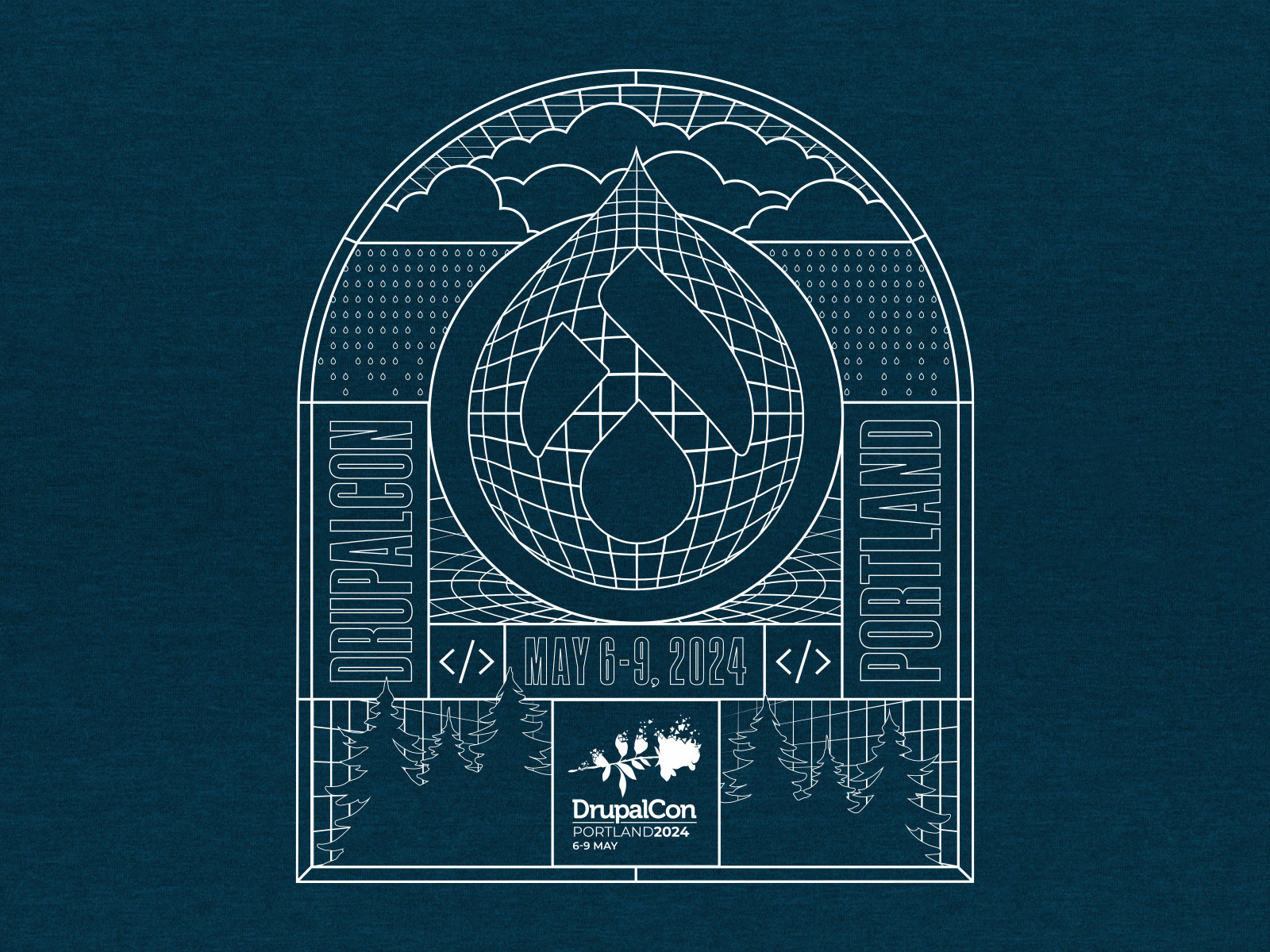 Drupalcon Portland Conference T-shirt