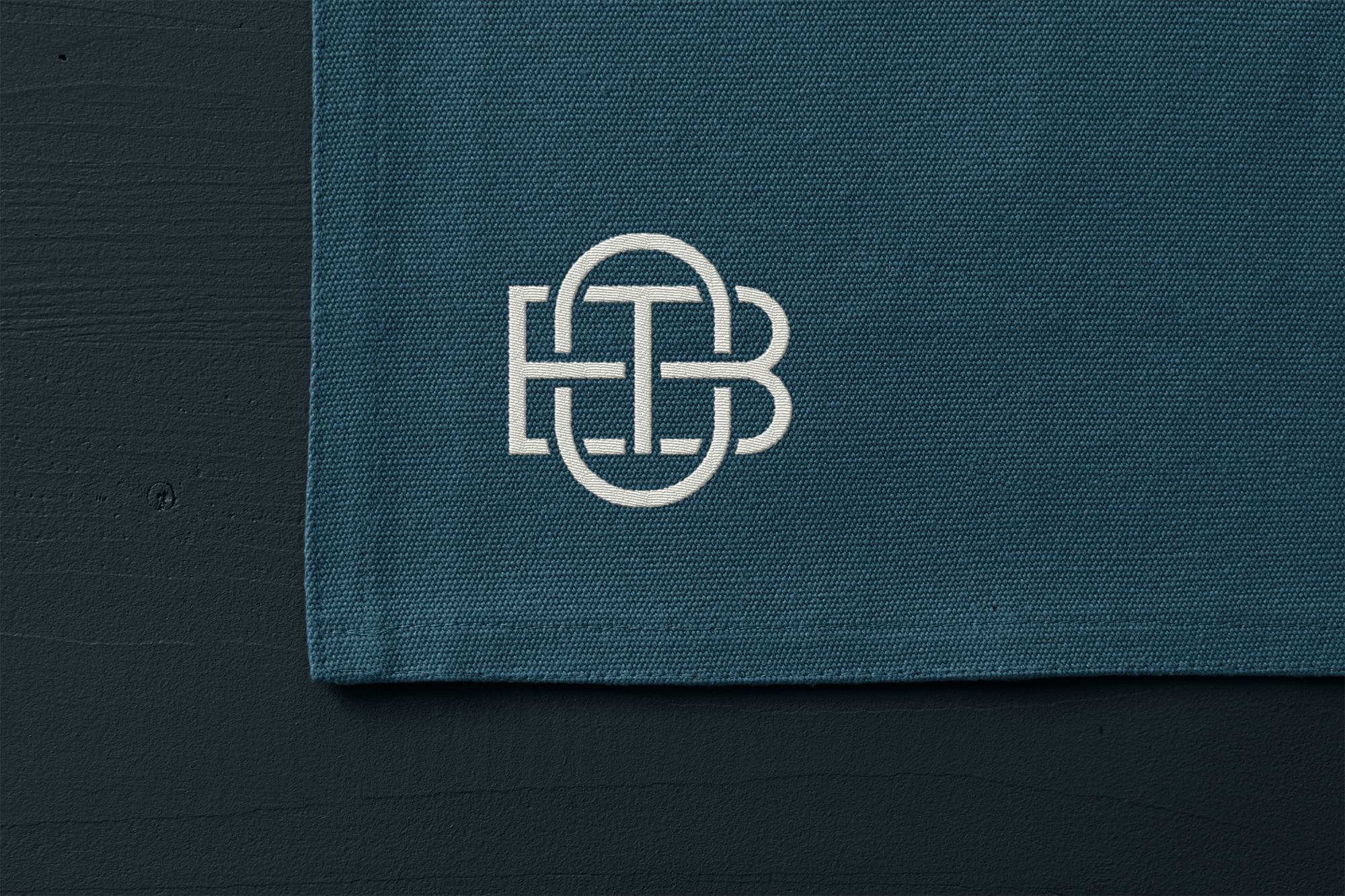 TOB Monogram apron beer blue bottle branding icon logo logomark monogram tob type
