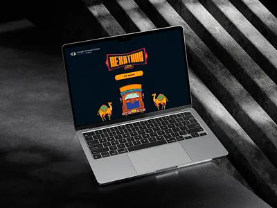 Hexathon'26 Website - Desi Maximalism UI Design 3d animation app branding design graphic design illustration logo motion graphics typography ui ux vector