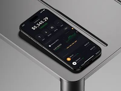 Modern Crypto Trading App — Mobile UI/UX Case Study android app app design blockchain cross platform crypto app crypto trading digital finance figma finance app fintech flutter interaction design ios app mobile app mobile design mobile development token ui ux wallet app