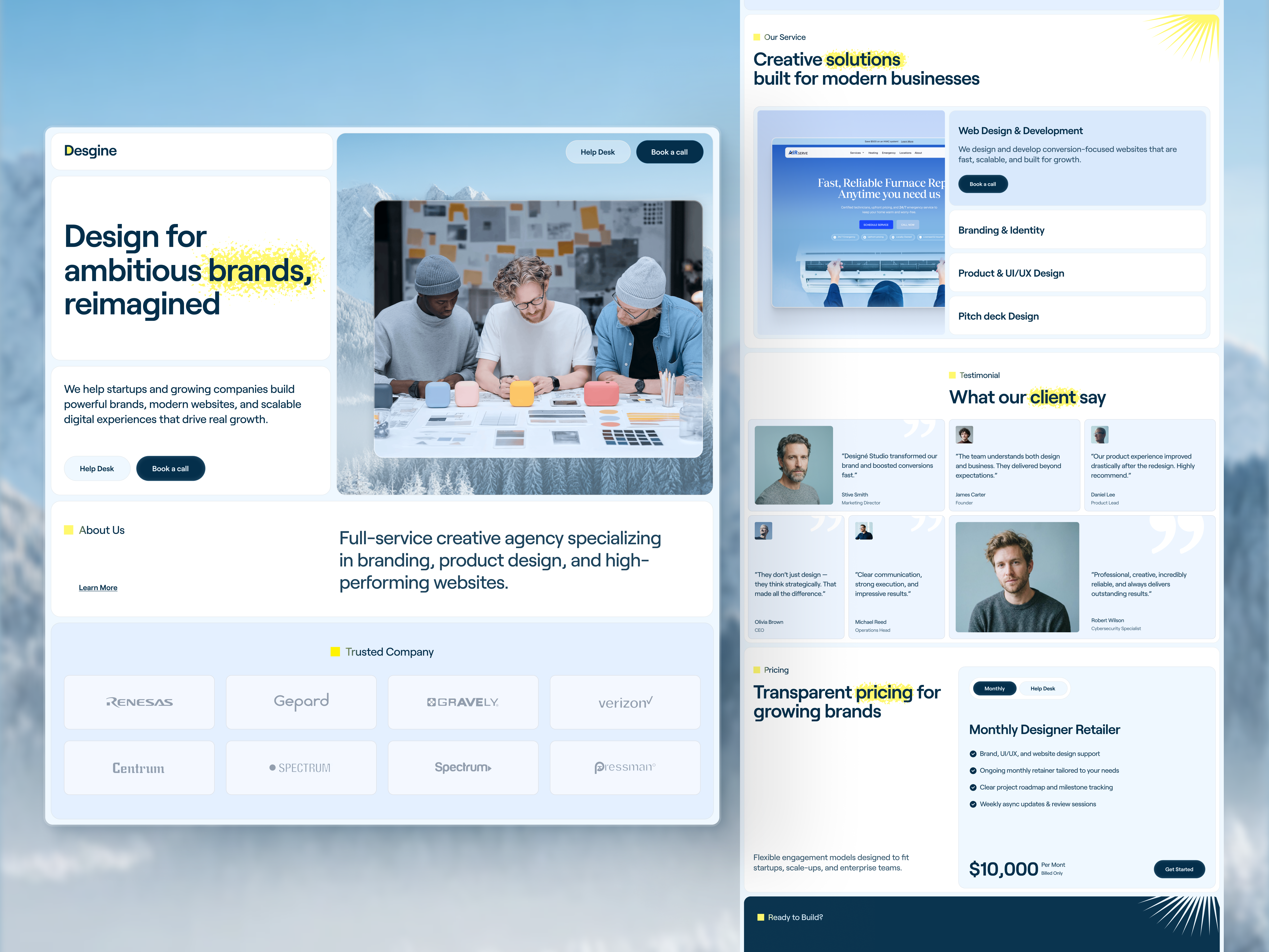 Example of Ed Tech Website Design | E Learning