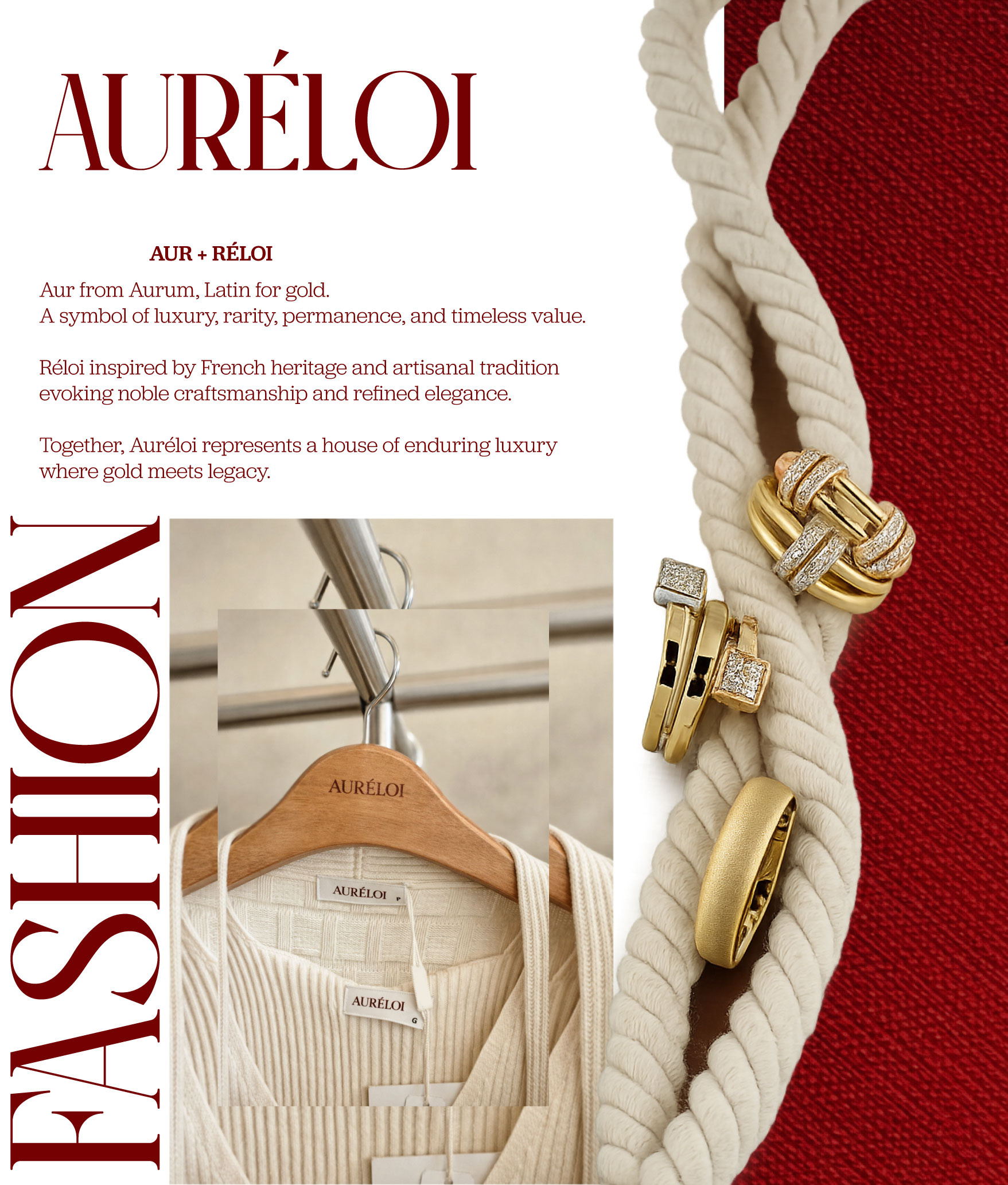 AURÉLOI Luxury Brand Naming & Identity Concept branding graphic design logo modern branding naming packaging design