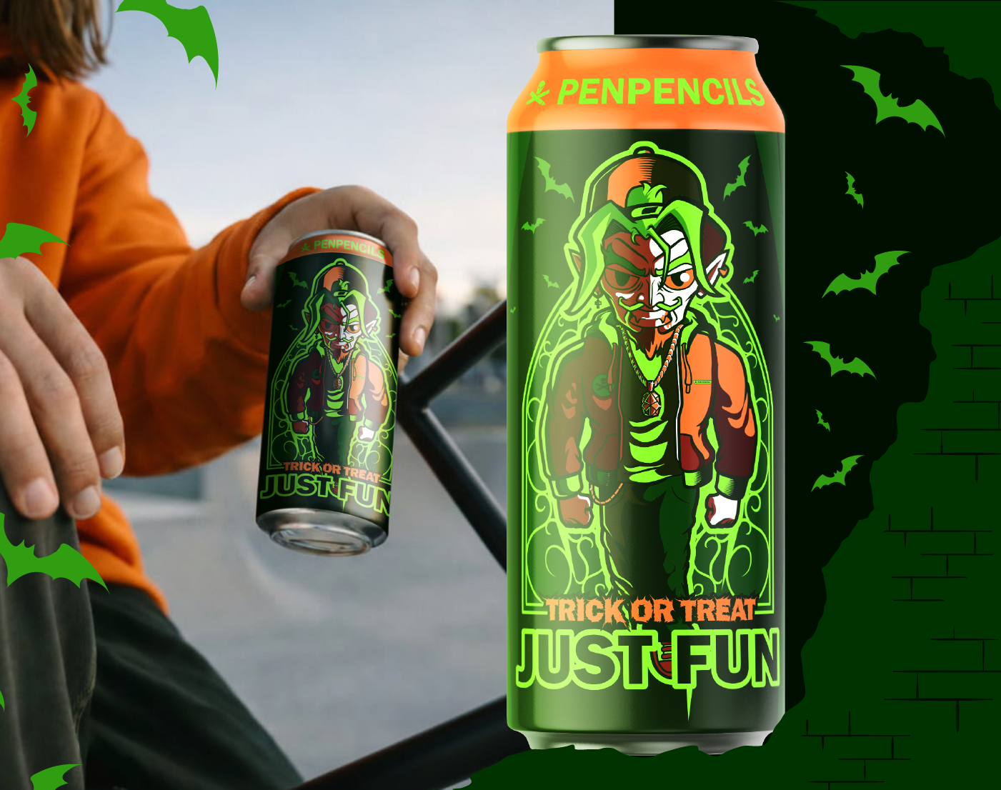 Halloween Energy Drink – Dracula Label Design adobeillustrator branding can can design character characterdesign energy energy drink graphic design halloween illustration label label design vector vectorart