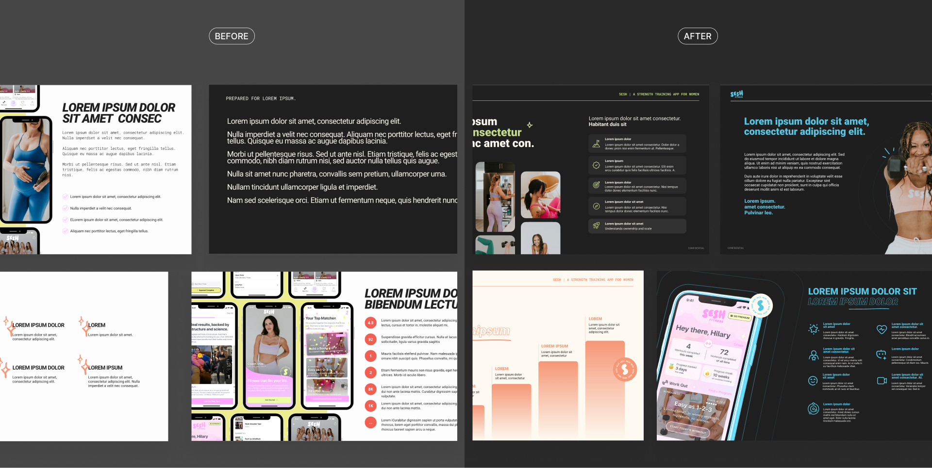 Example of Presentation Redesign Service
