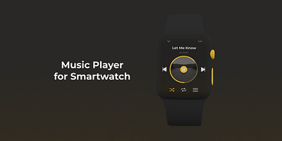 Music Player for Smartwatch apple watch ui daily ui music player music player ui smartwatch smartwatch ui ui