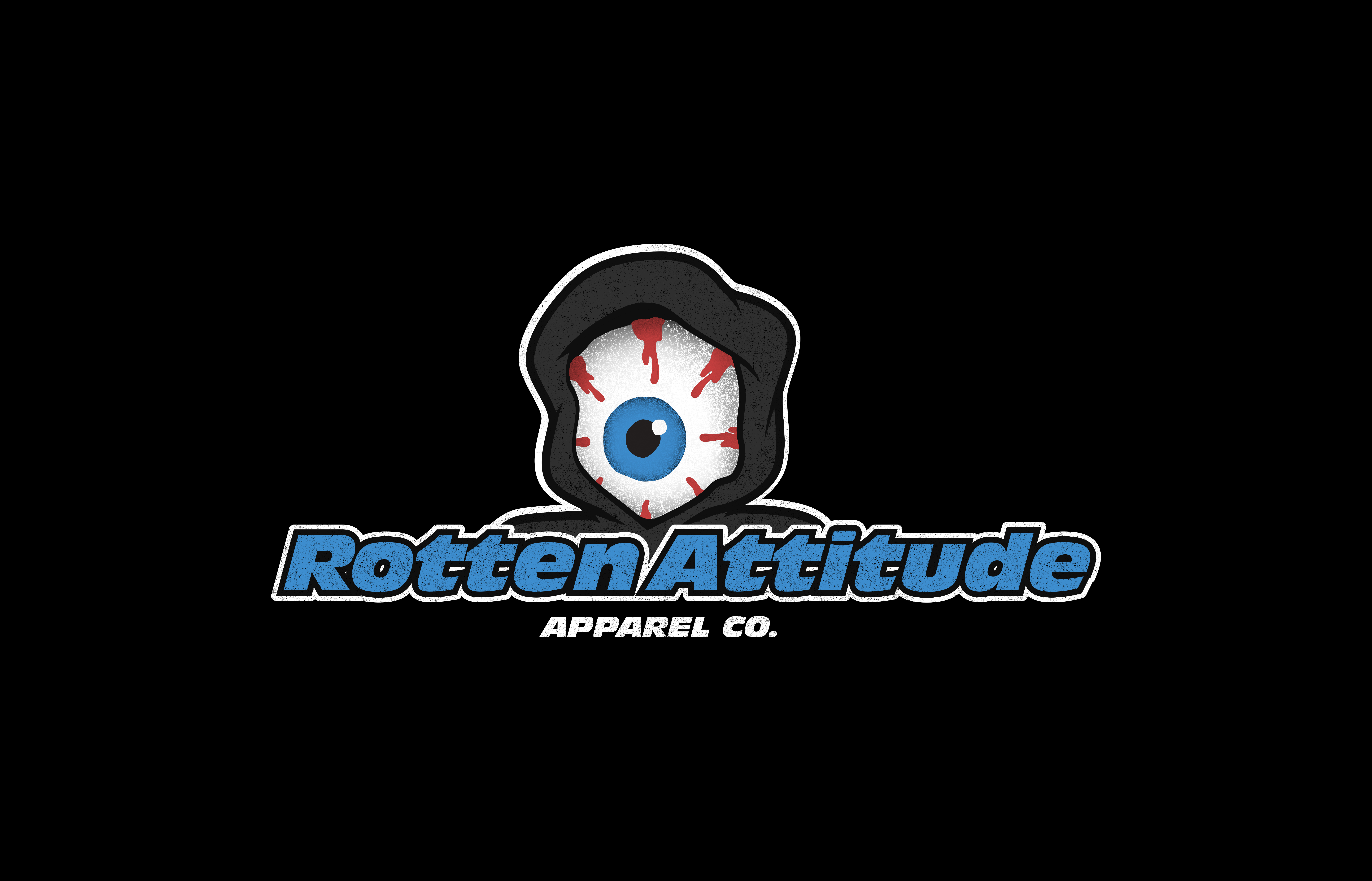 Rotten Attitude Apparel Co apparel branding clothing design graphic design hoodie logo shirt skateboarding spraypaint streetwear