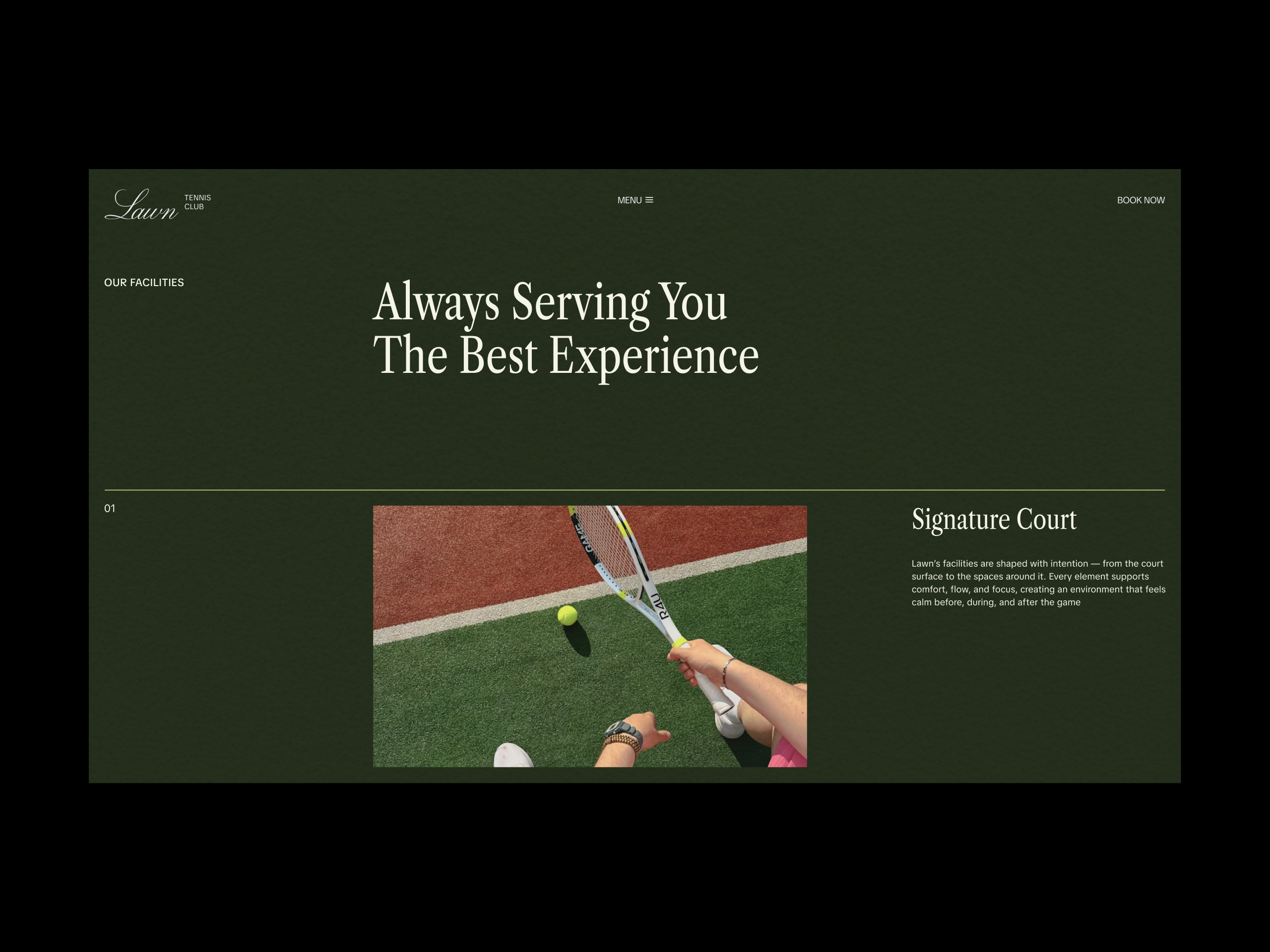 Example of Lawn Tennis Club
