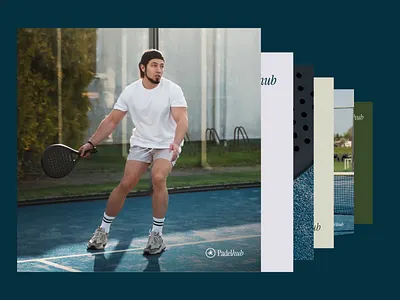 PadelHub - Social Media Post animation brand identity branding community lifestyle modern padel social media post sport sports design sportsclub visual identity