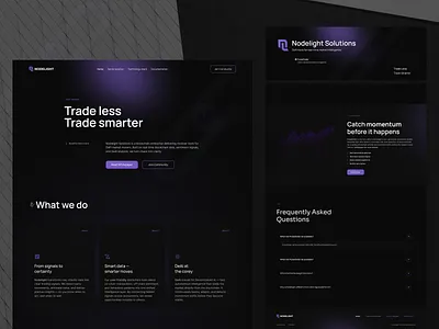 Data-Driven Trading Experience (Fintech UI) crypto app design crypto trading dark theme ui data visualization fintech design investment platform minimal interface modern web app smart trading stock trading app trading ui ui inspiration ux design web3 trading