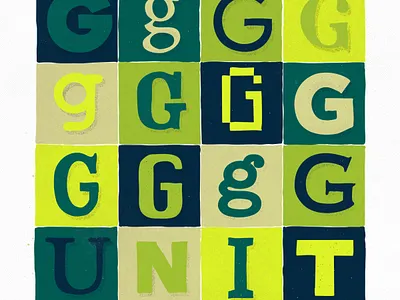 GGGGGGGGGGUNIT colour graphic design typography