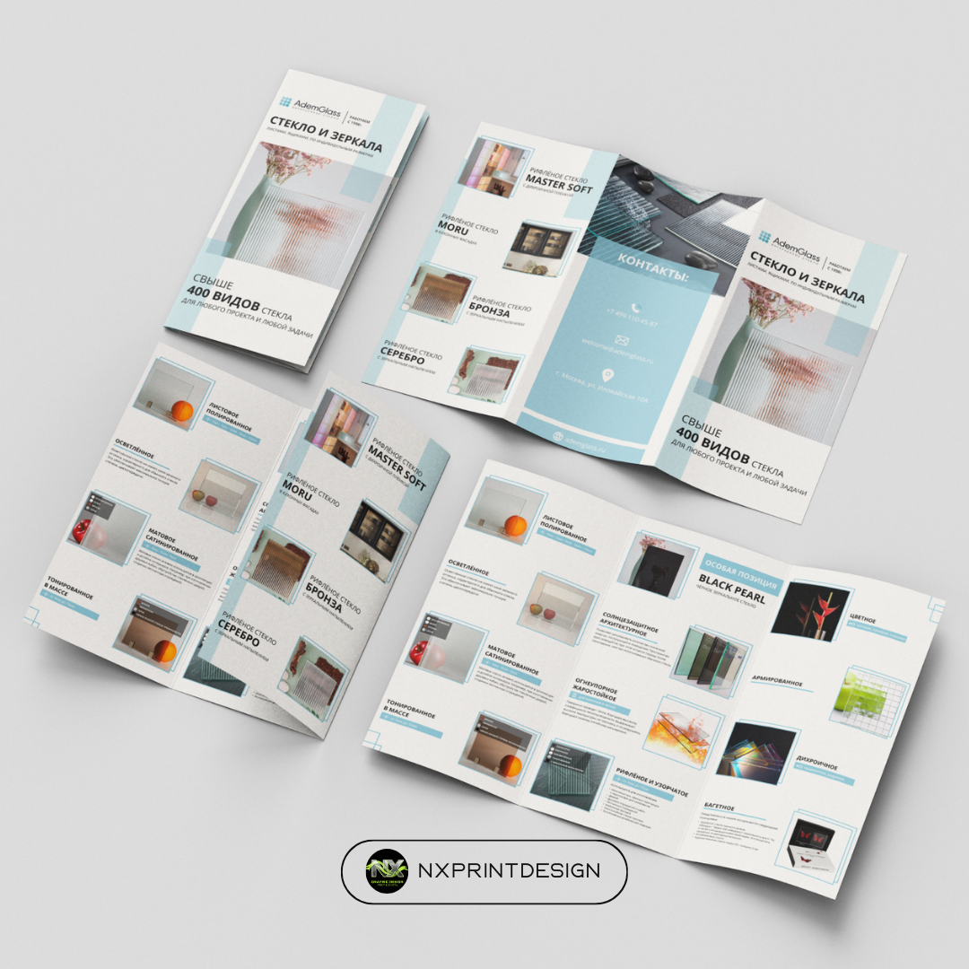 Example of Print Ready Trifold Brochure Design