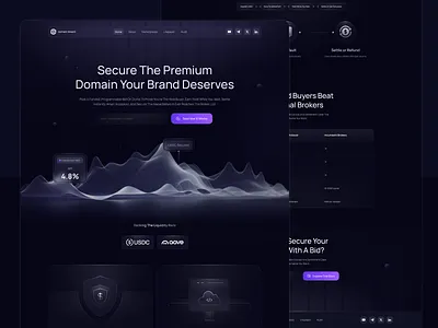 AI - Next-Gen Domain Investment Platform ai domain crypto domain defi domain domain domain web hosting landing page domain dashboard domain design domain investment domain trading platform saas domain secure domain bidding platform web design web3 domain