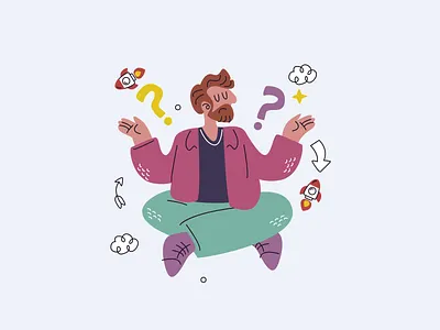Questions Stickers Animation animation branding design devices graphic design illustration inquiries labels logo morph motion graphics queries question stickers ui vector