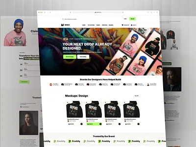 Sweater brand - Digital Product Selling Marketplace Design design digital product website desig digital product selling landing page landingpage online digital product sweater brand web design webdesign website website design