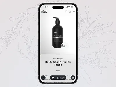 RULE Lab | UX UI App for Cosmetic 3d branding cosmetic cosmetology design graphic design logo product design ui ux
