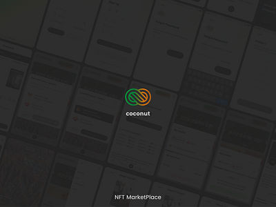 COCONUT - NFT MARKETPLACE app application color design mobile trending ui ux