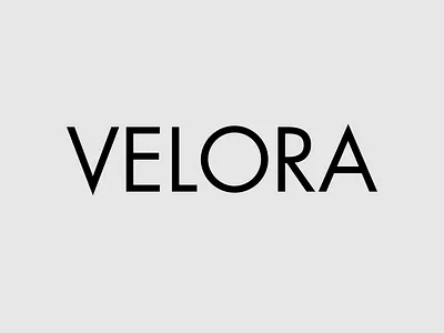Minimal Logo Concept – Velora branding clean logo minimal typography