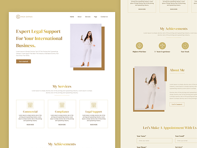 Law Firm landing Page | UIUX Design Lab advocate attorney consultation design hire lawyer landing page law law firm law website legal advisiory legal support minimal ofspace ui uiux design lab uiuxlabs website website design