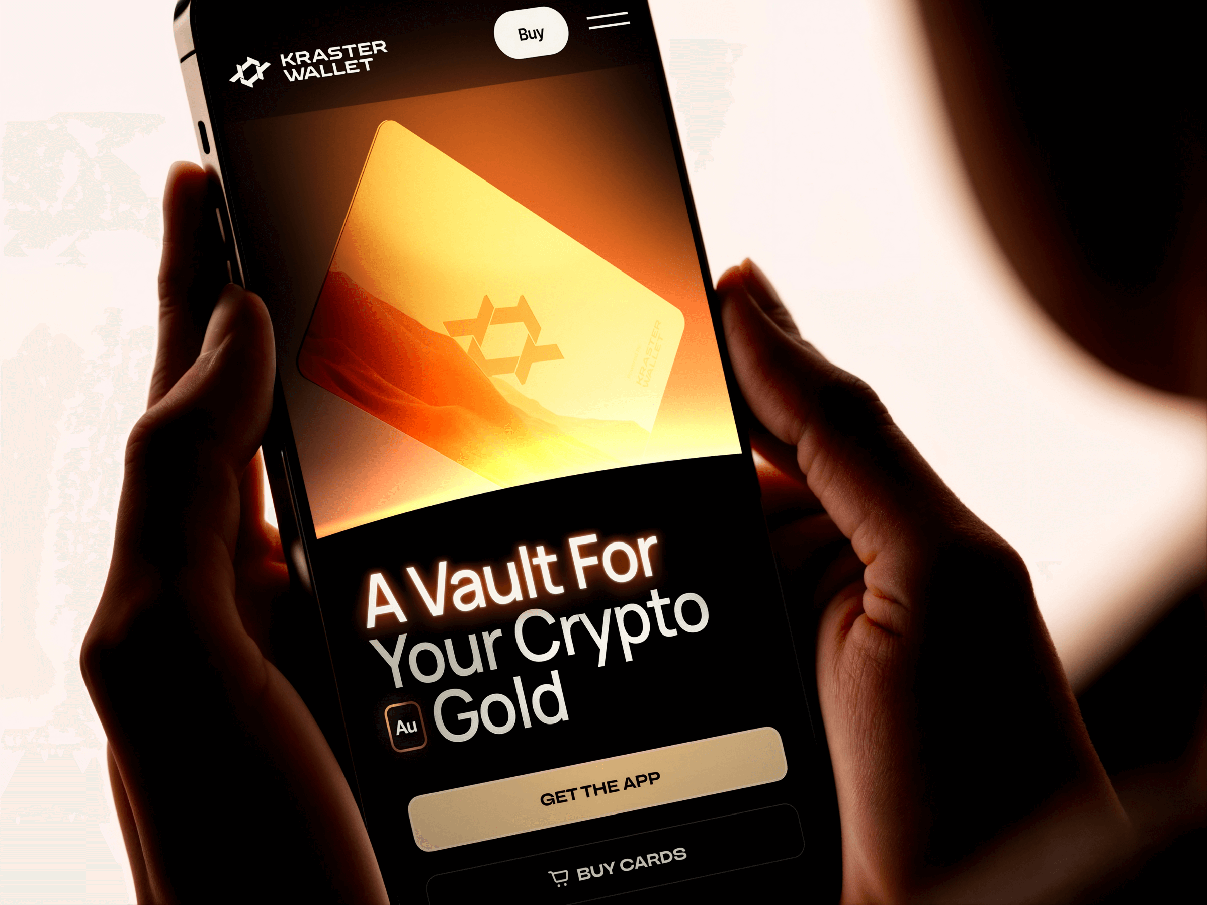 Kraster Wallet: Fintech Landing Page Crypto Hardware Wallet 3d art app ui bitcoin crypto design crypto exchange crypto payments crypto wallet cryptocurrency finance hero section landing memecoin mobile app mobile design nfc card product design trading wallet interface web3 design website